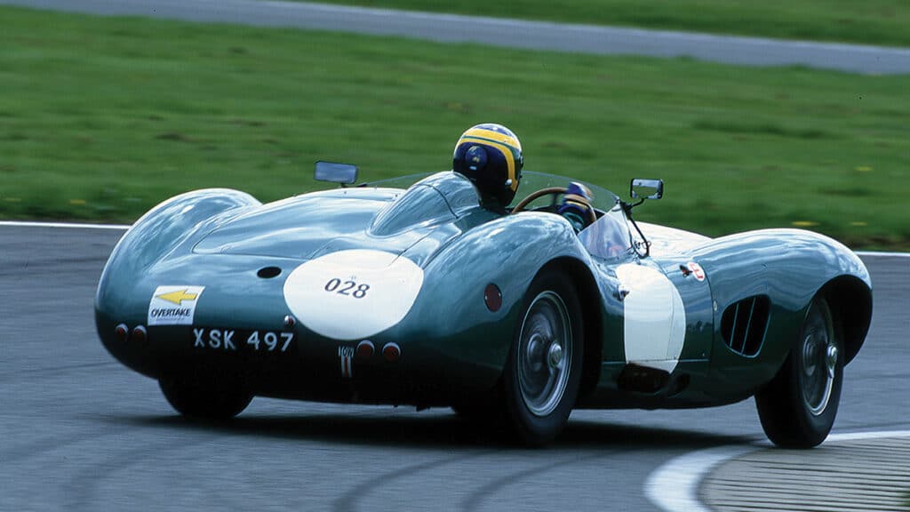 Aston Martin DBR1 on the track