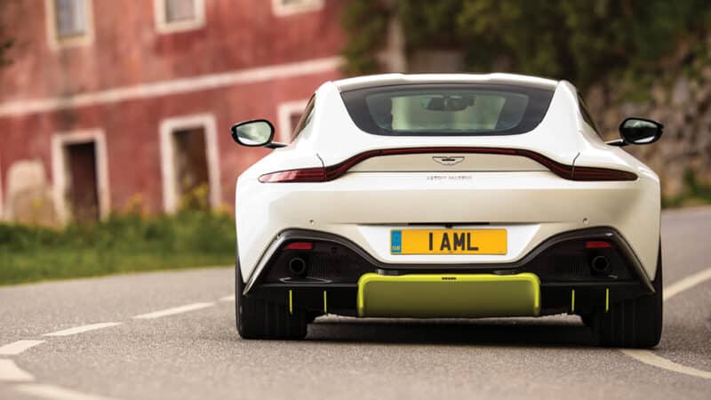 Aston Martin vantage rear