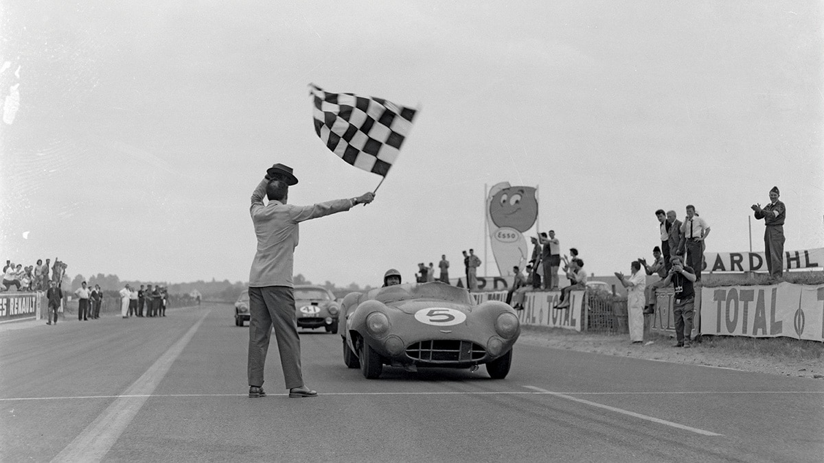 Aston Martin’s DBR1 secures the 1959 LeMans 24 hour