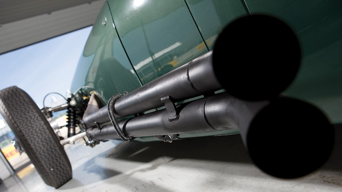 Aston Martin DBR4 exhaust