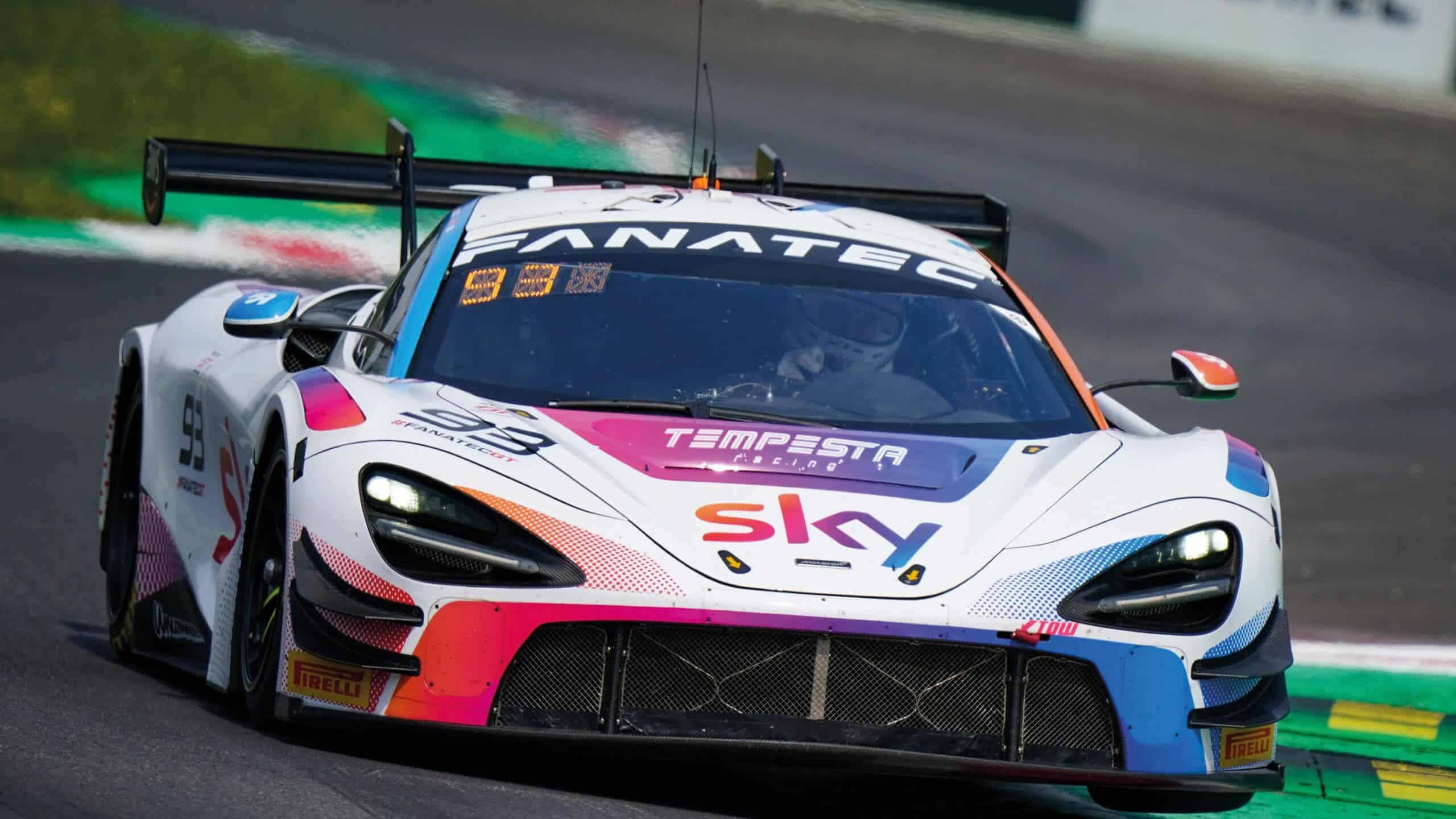 Audi, Lorenzo Patrese at Sky Tempesta McLaren team in GTWC