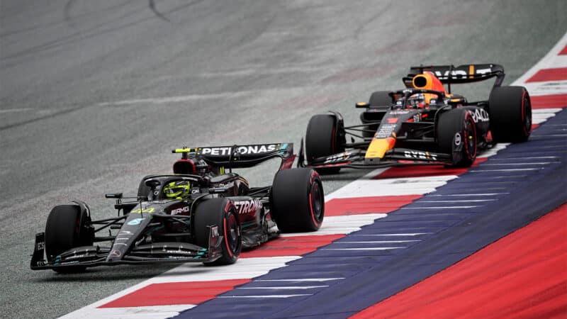 Max Verstappen Lewis Hamilton Austrian GP 2023