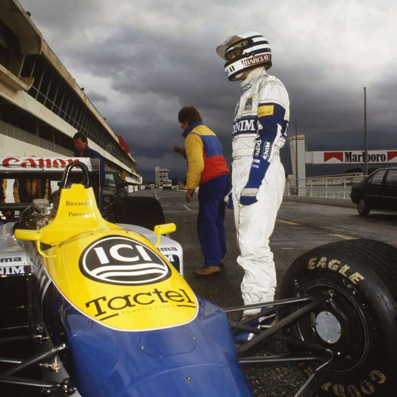 Bad wither with Paul Ricard in 1987