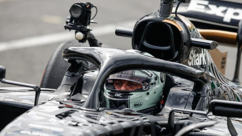 Brad Pitt in Silverstone pit lane as F1 gears up for Hollywood