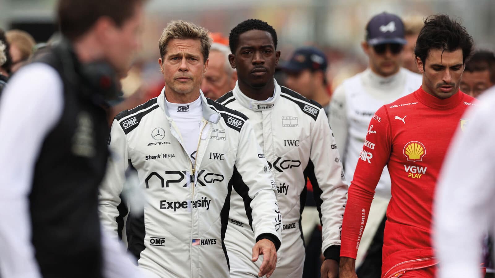 Brad Pitt stars as Apex F1 movie films at British GP - Motor Sport Magazine