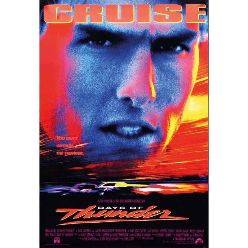 Days of Thunder movie poster