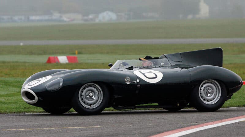 Dewis driving the Hawthorn:Bueb at Top Gear test track