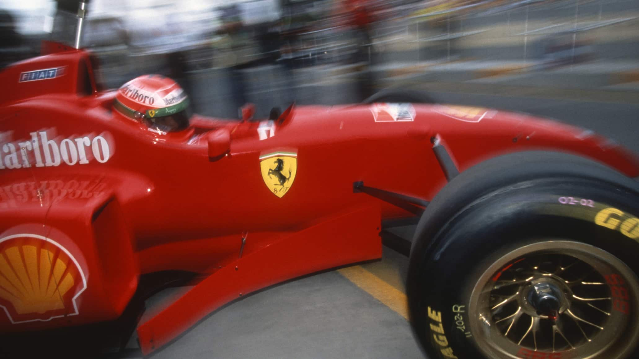 Eddie Irvine in Ferrari 310 in 1996