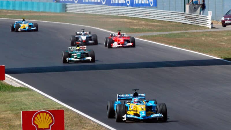 Fernando Alonso Renault 2003 Hungarian GP