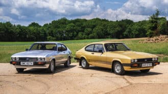 Two 1980 Ford Capri’s from famous TV show The Professionals go up for auction