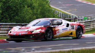 Frikadelli Ferrari makes history at Nürburgring 24 Hours with Brit David Pittard at the wheel