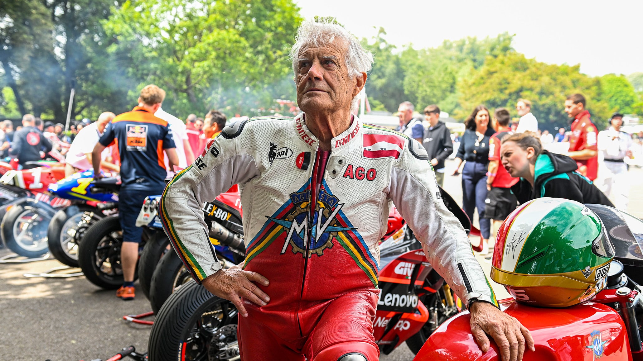 Giacomo Agostini at 2023 Goodwood Festival of Speed
