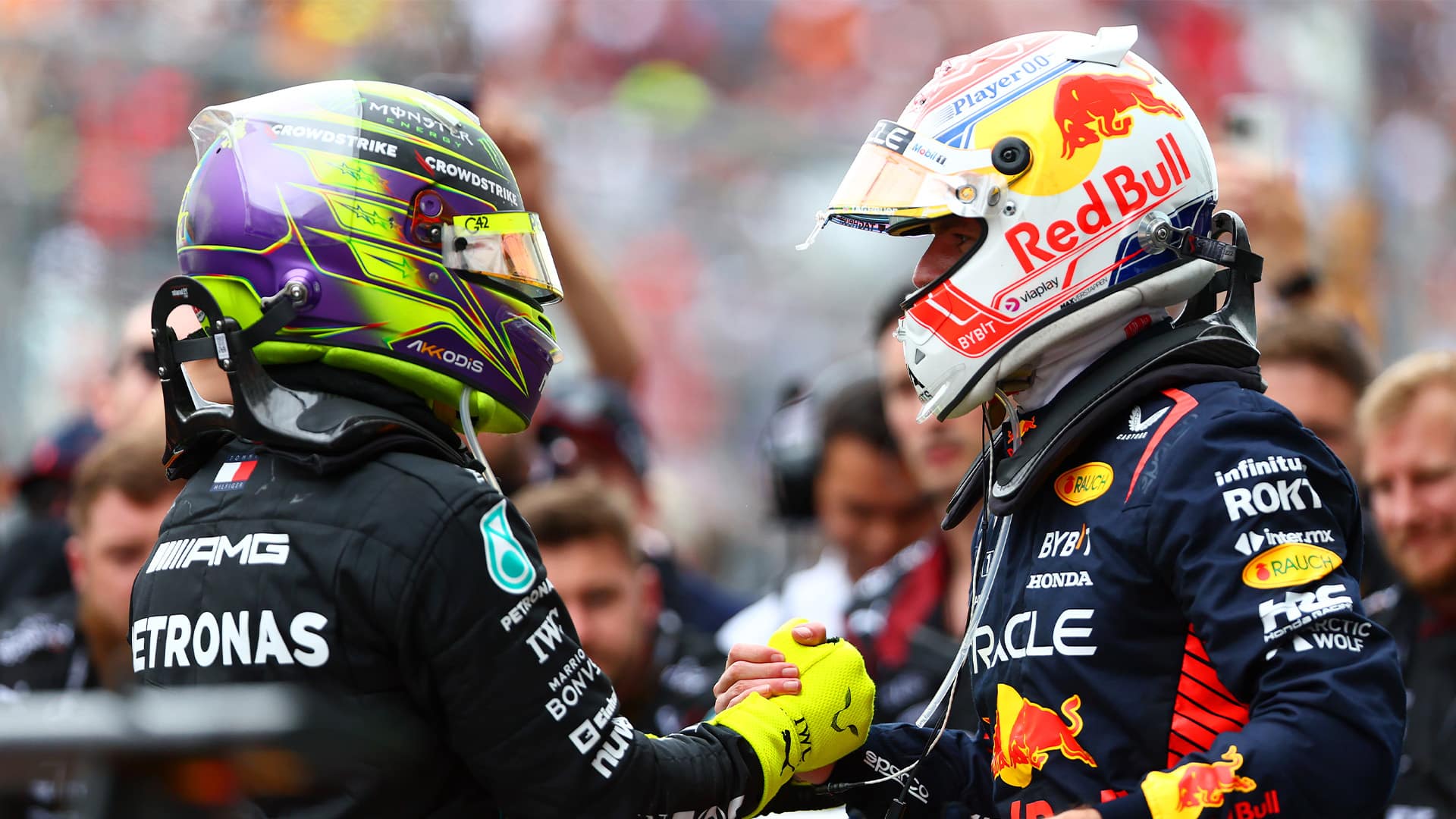 Lewis Hamilton Max Verstappen Mercedes Red Bull 2023