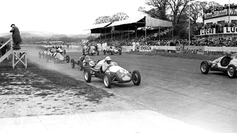Harry Schell Cooper off the line at Goodwood in 1951