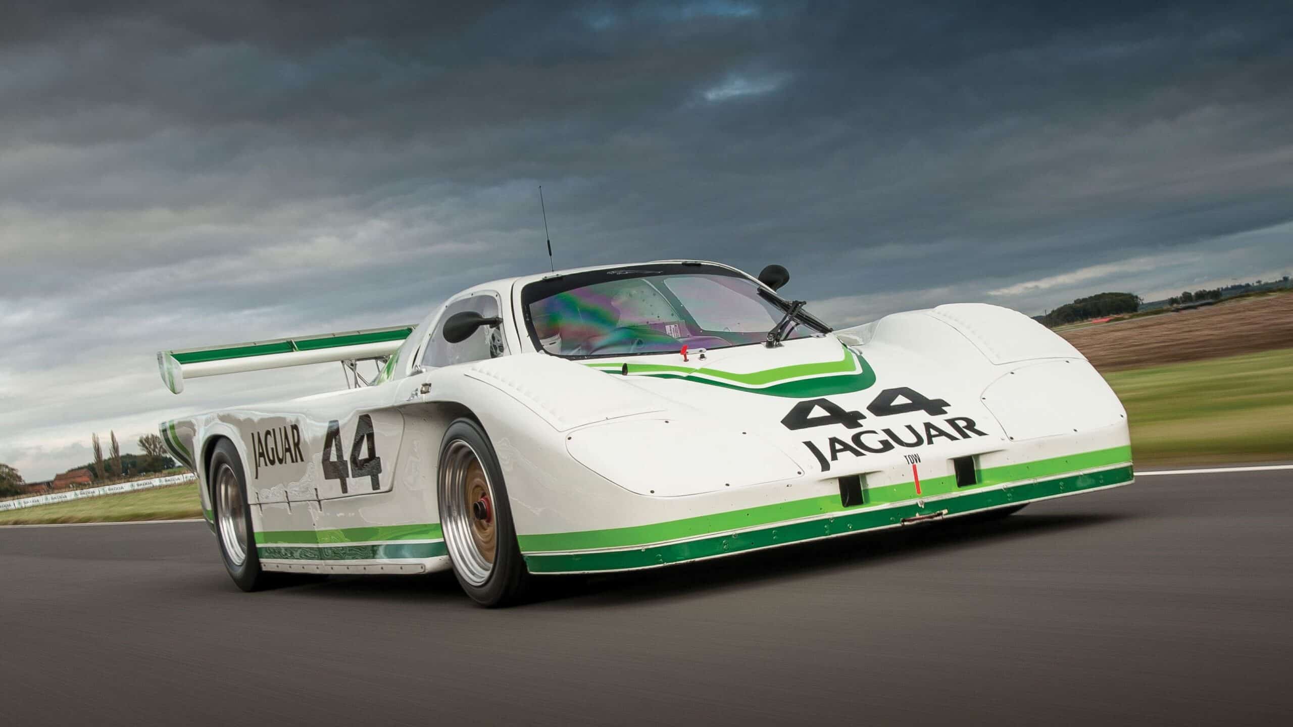 Jaguar XJR-5 on test track