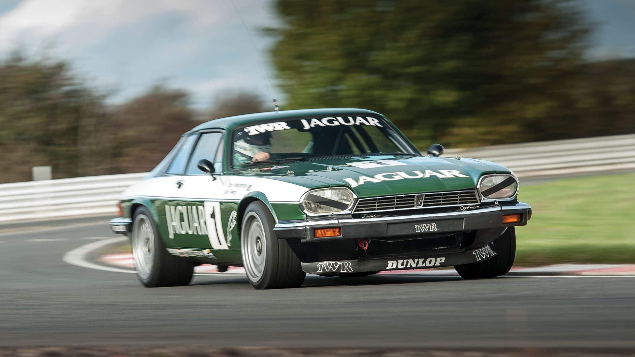 Jaguar twr XJS on test track