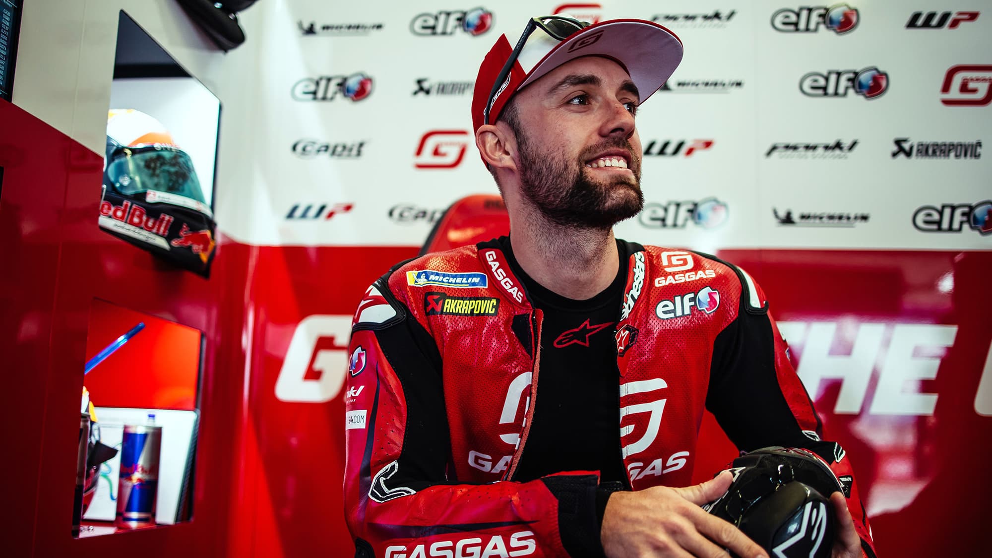 Jonas Folger in MotoGP KTM Gas Gas pit