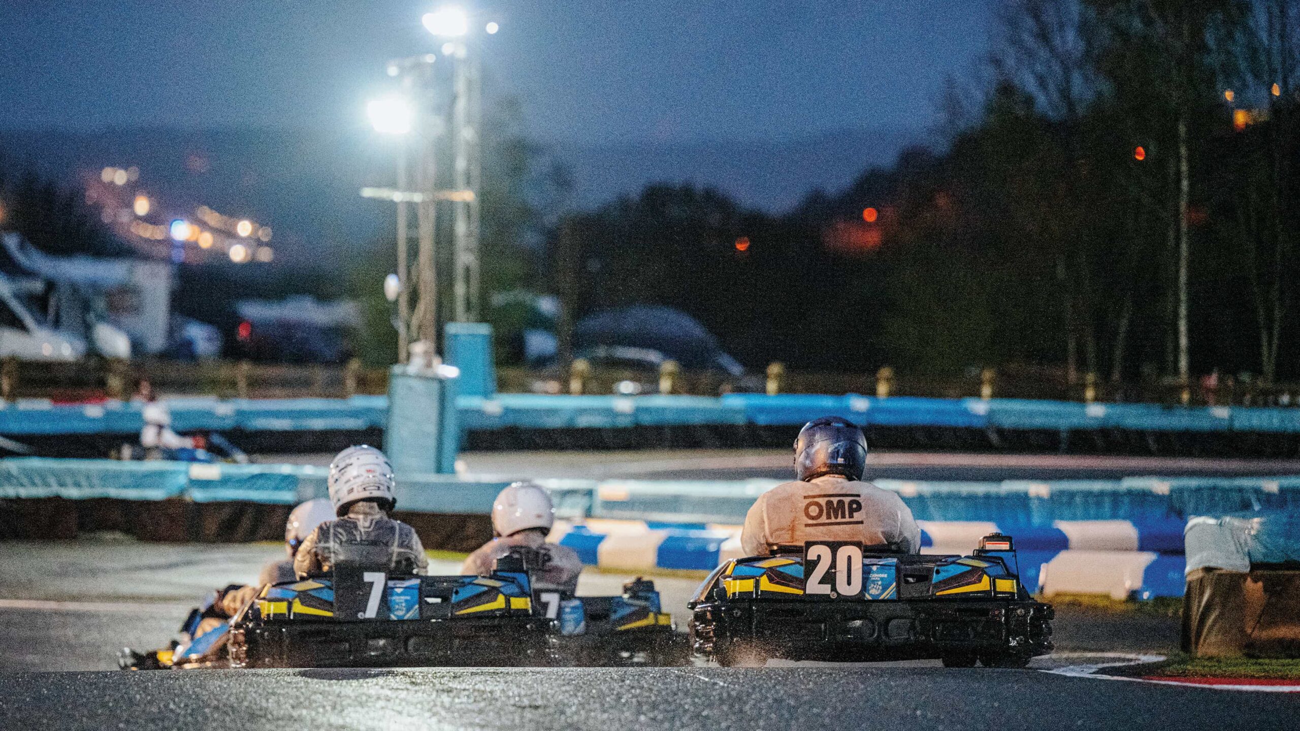 Karts at night