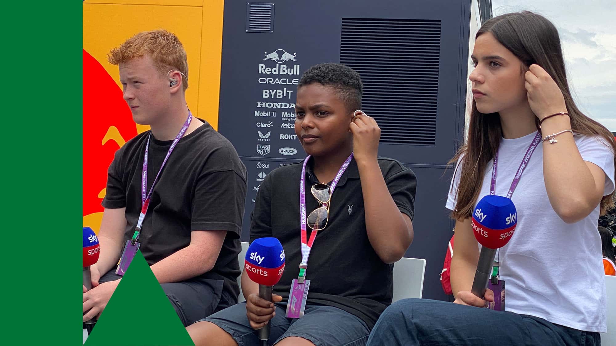 Kids broadcast 2023 Hungarian GP