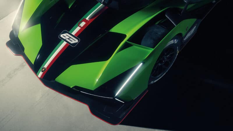 Lamborghini Le Mans Hypercar nose