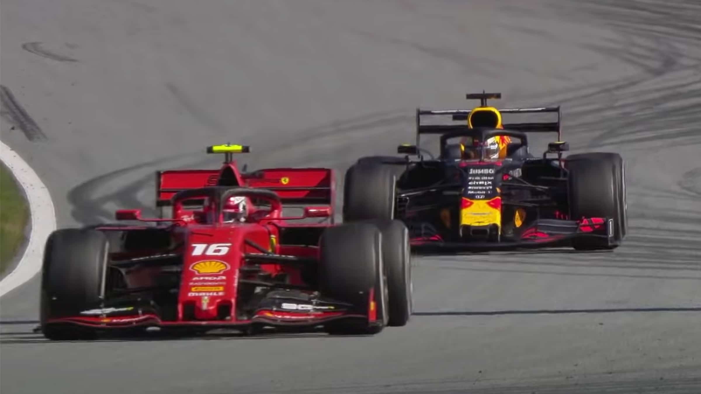 Verstappen Leclerc Austria 2019