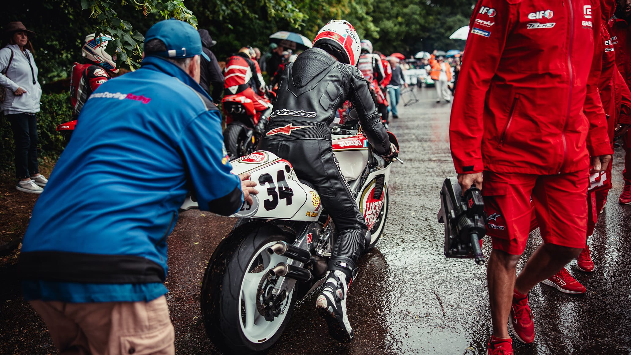 Mat Oxley on 500cc GP bike