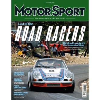 Product image for August 2023 | Last of the road racers | Motor Sport Magazine