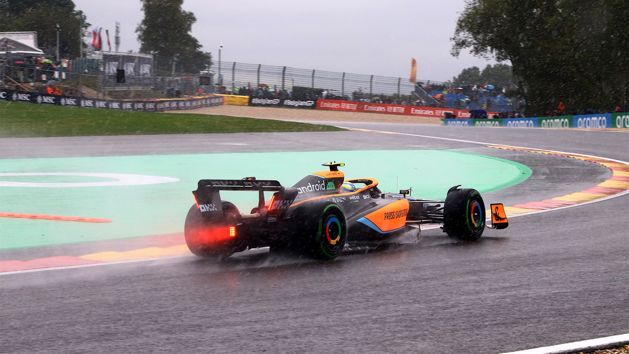 Lando Norris Belgian grand prix 2022