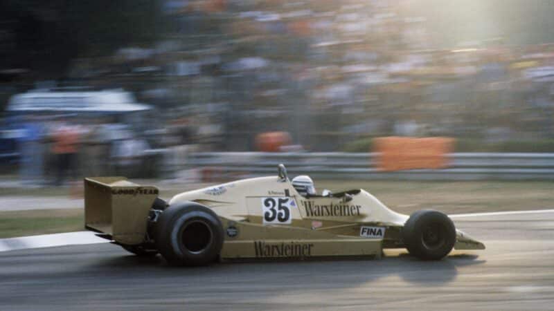 Patrese in the Monza sunshine in 1978