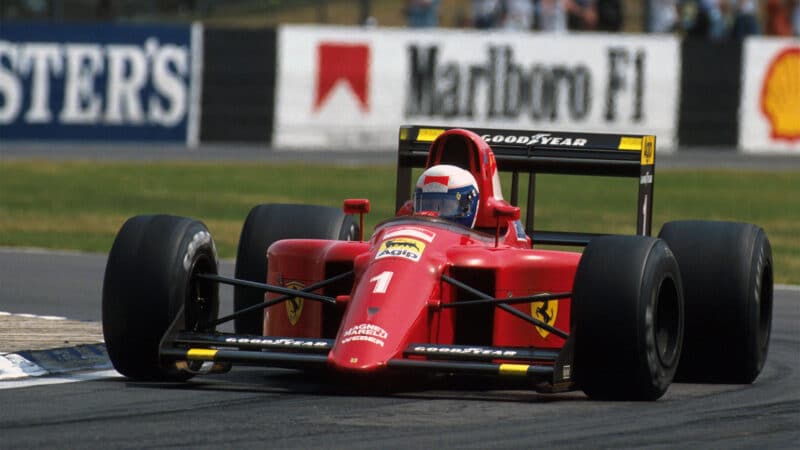 Alain Prost Ferrari British Grand Prix 1990