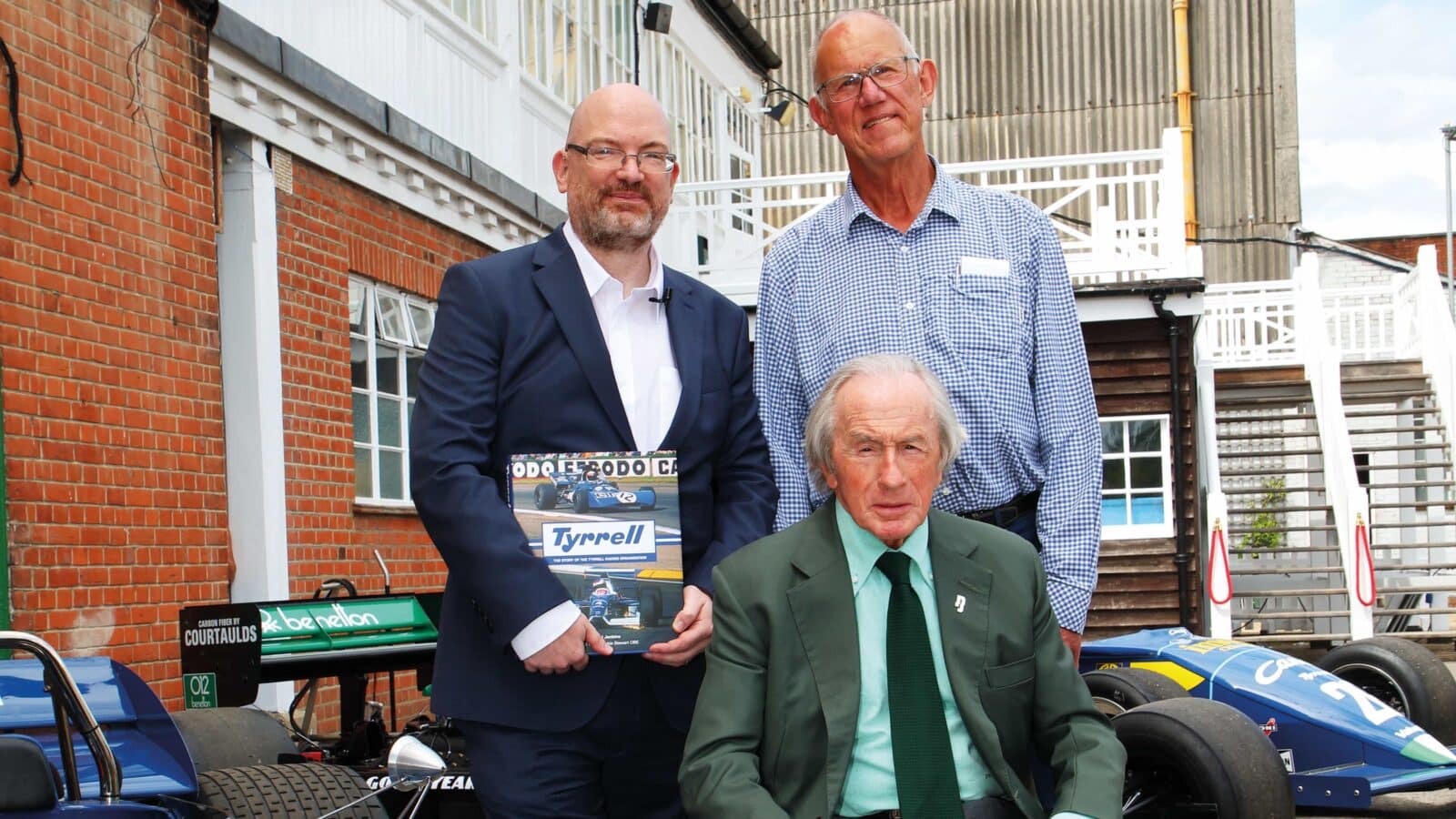 Richard Jenkins, Bob Tyrrell and Jackie Stewart