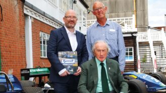 New Tyrrell book launched by Jackie Stewart and other team members