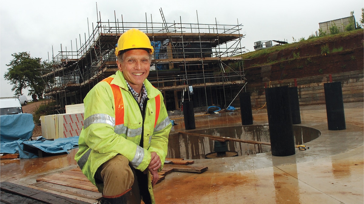 Robin Hamilton at his Grand Designs house