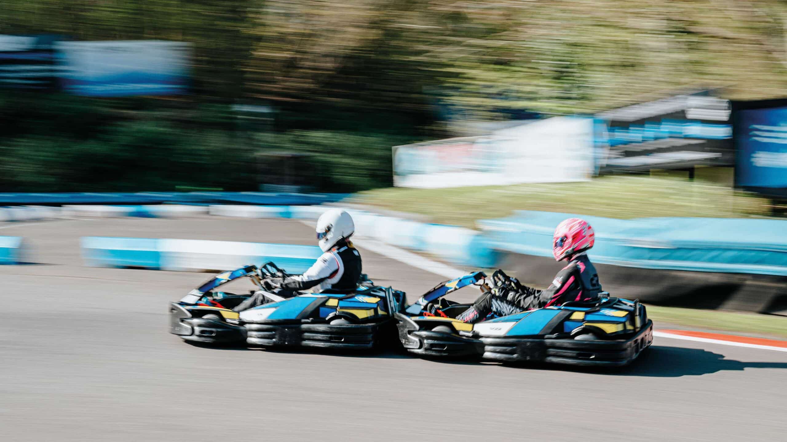Slipstreaming karting