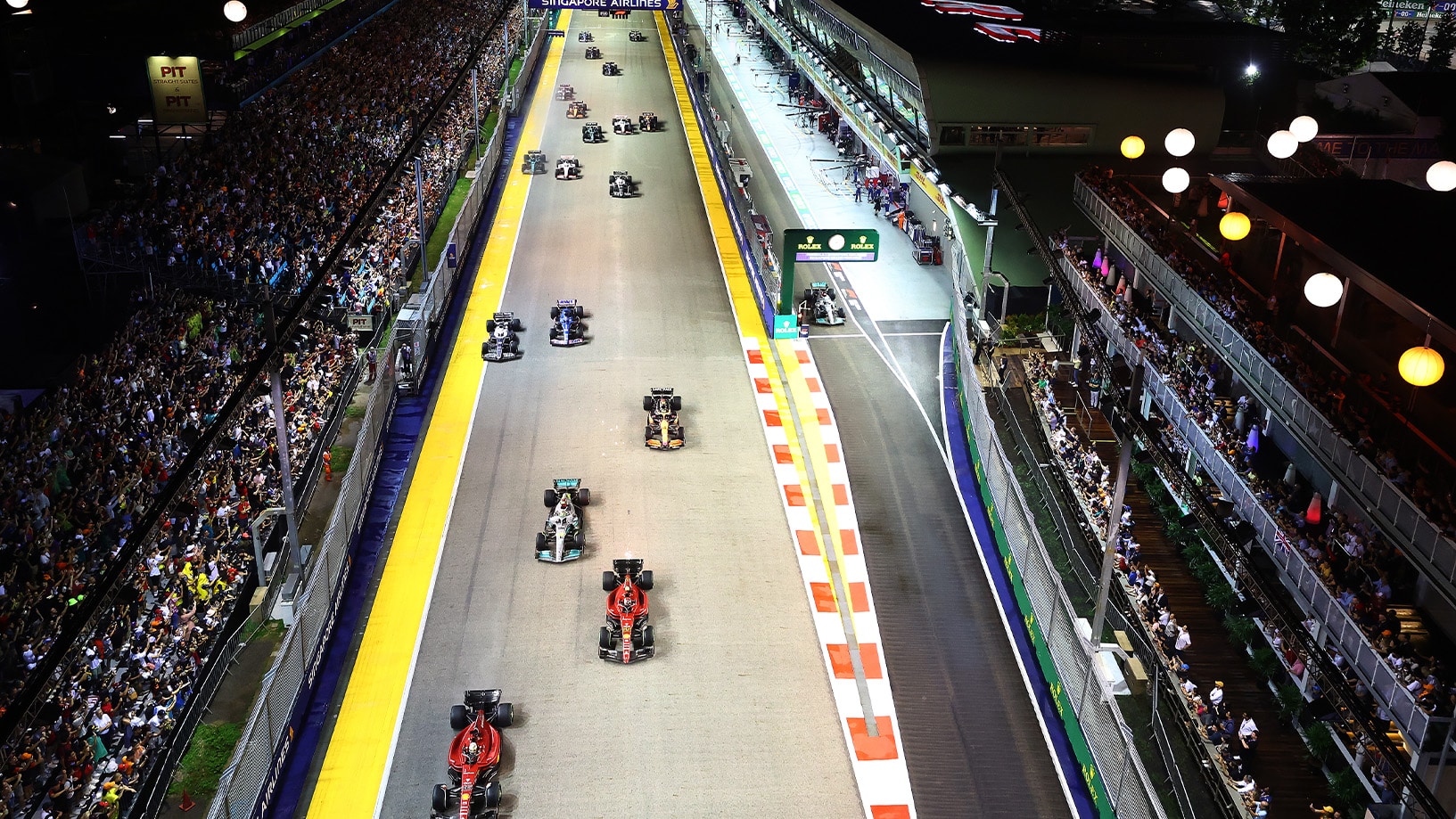 Start of Singapore Grand Prix