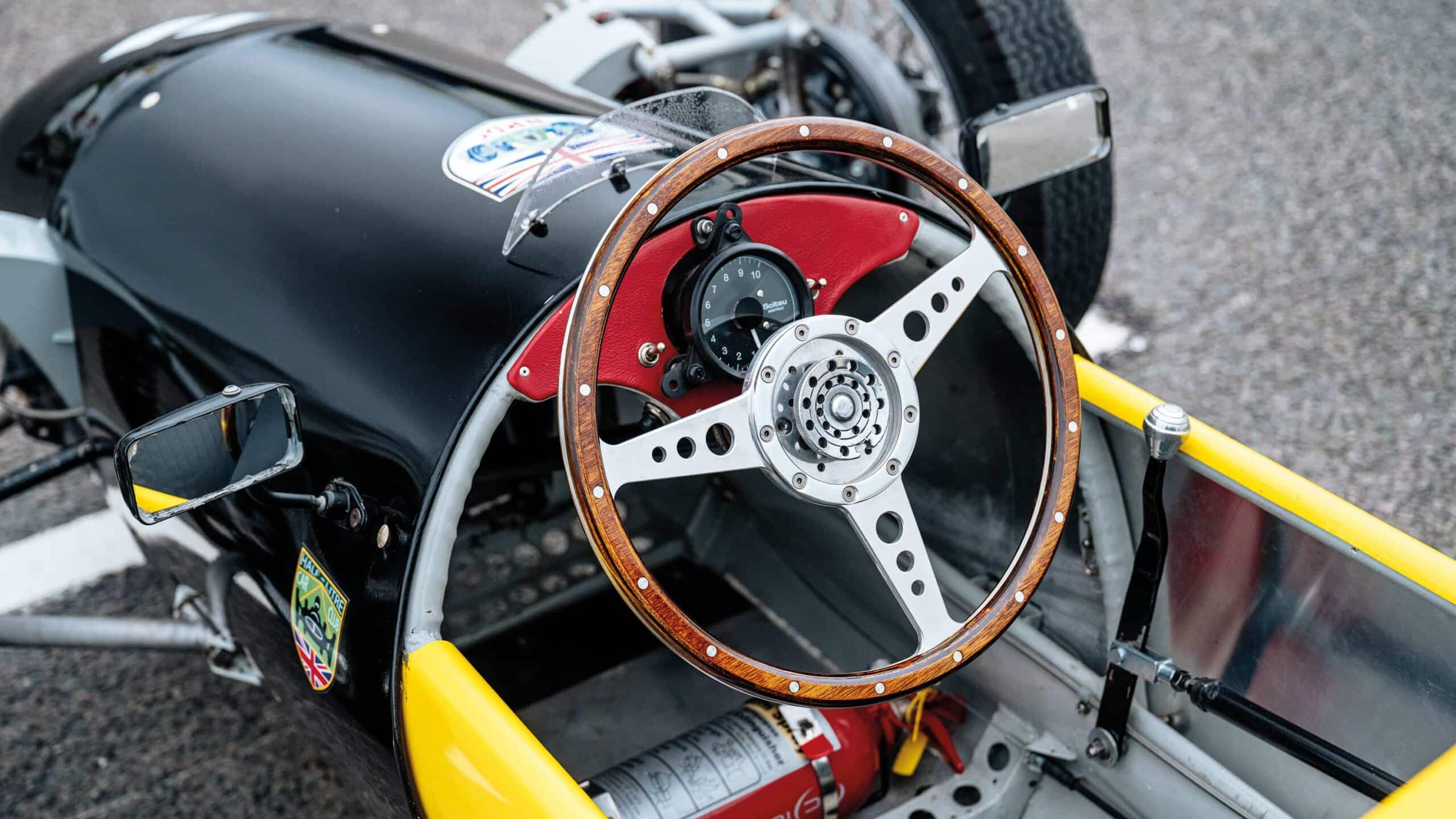 Wasp interior and wheel – 1952 spec