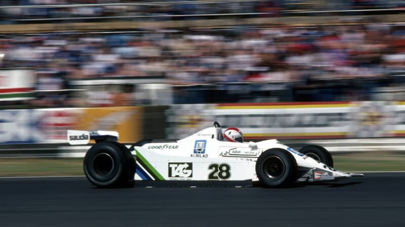 Williams of Clay Regazzoni in 1979 British Grand Prix