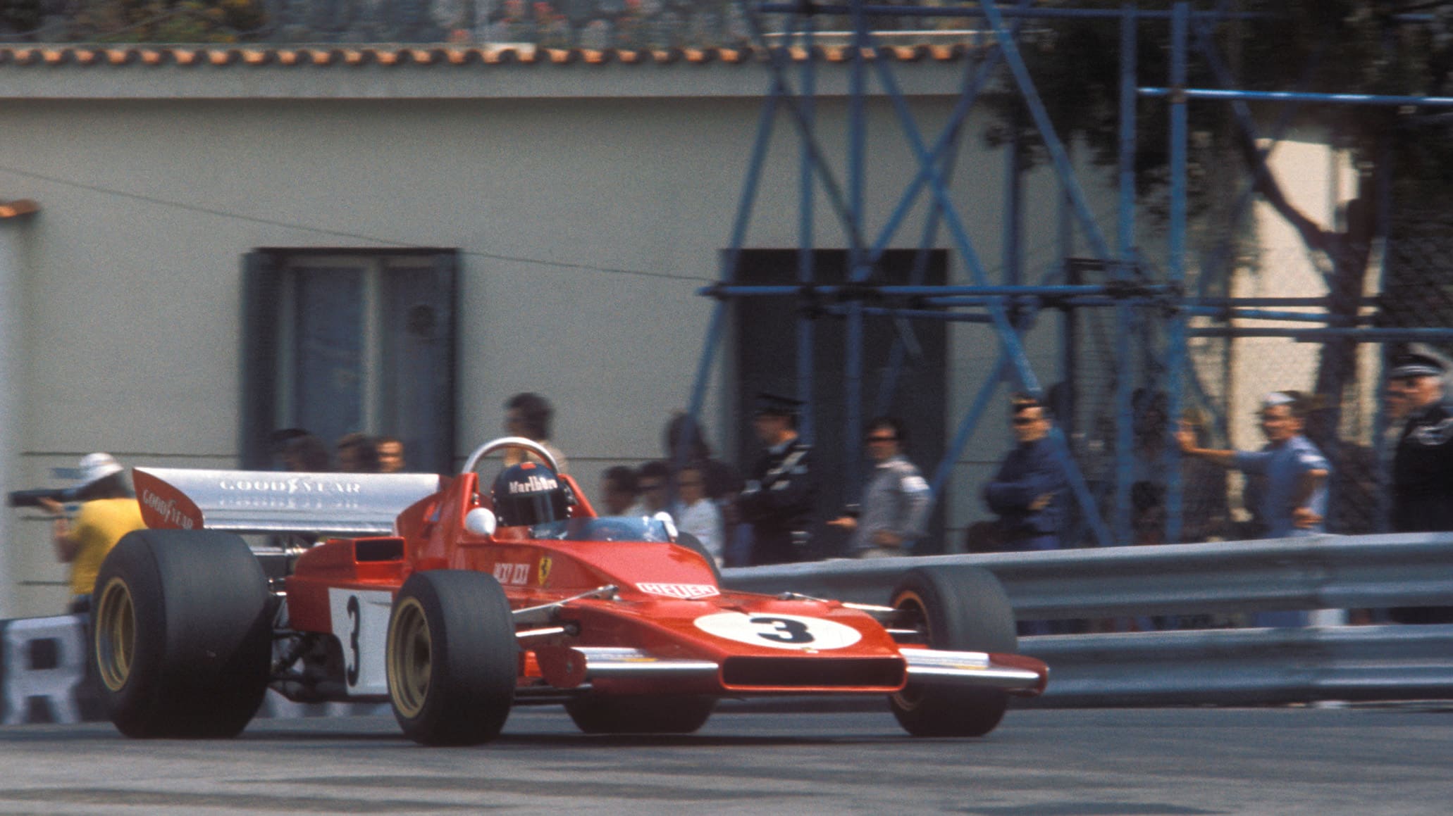 Jacky Ickx in Ferrari 312 B3 in 1973