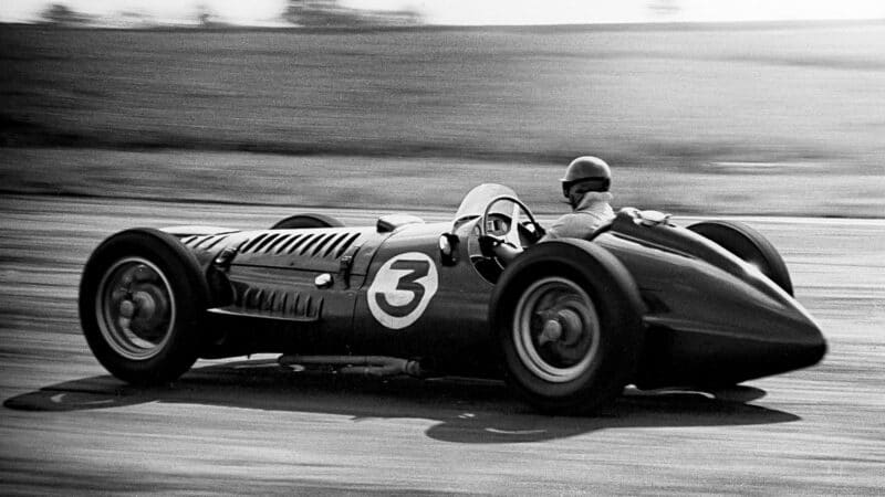BRM V16 Fangio test