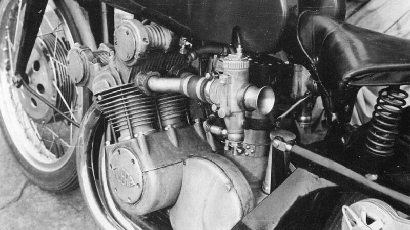 Gilera 500 Quattro engine 1949 Oxley 5