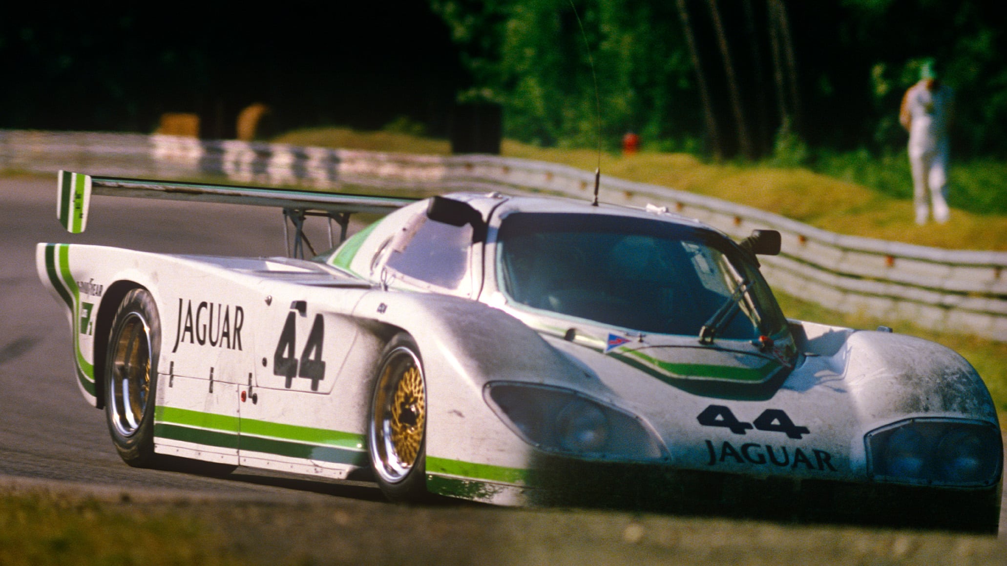 Jaguar XJR-5 on track