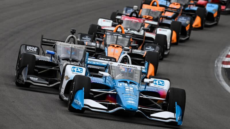 Josef Newgarden leads the pack in 2023 IndyCar Saint Louis round