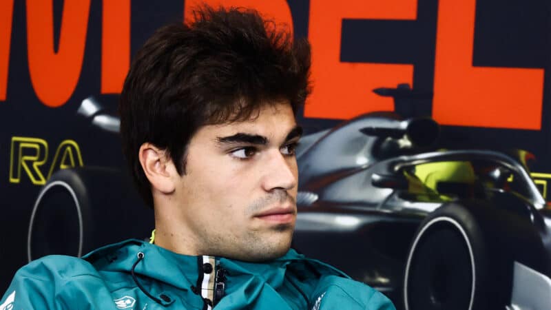 Lance Stroll in F1 press conference