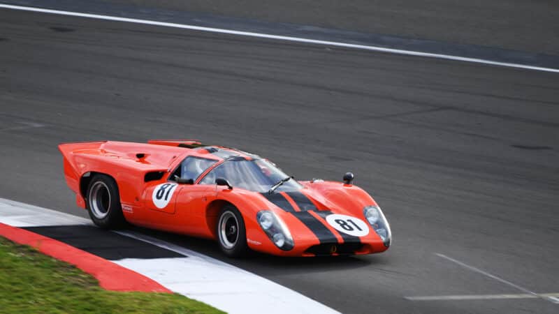 Lola T70 of Chris Beighton and Simon Hadfield at 2023 Silverstone Festival