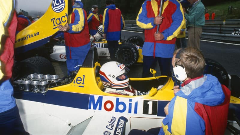 Martin Brundle Williams 1988 Belgian GP Spa-Francorchamps
