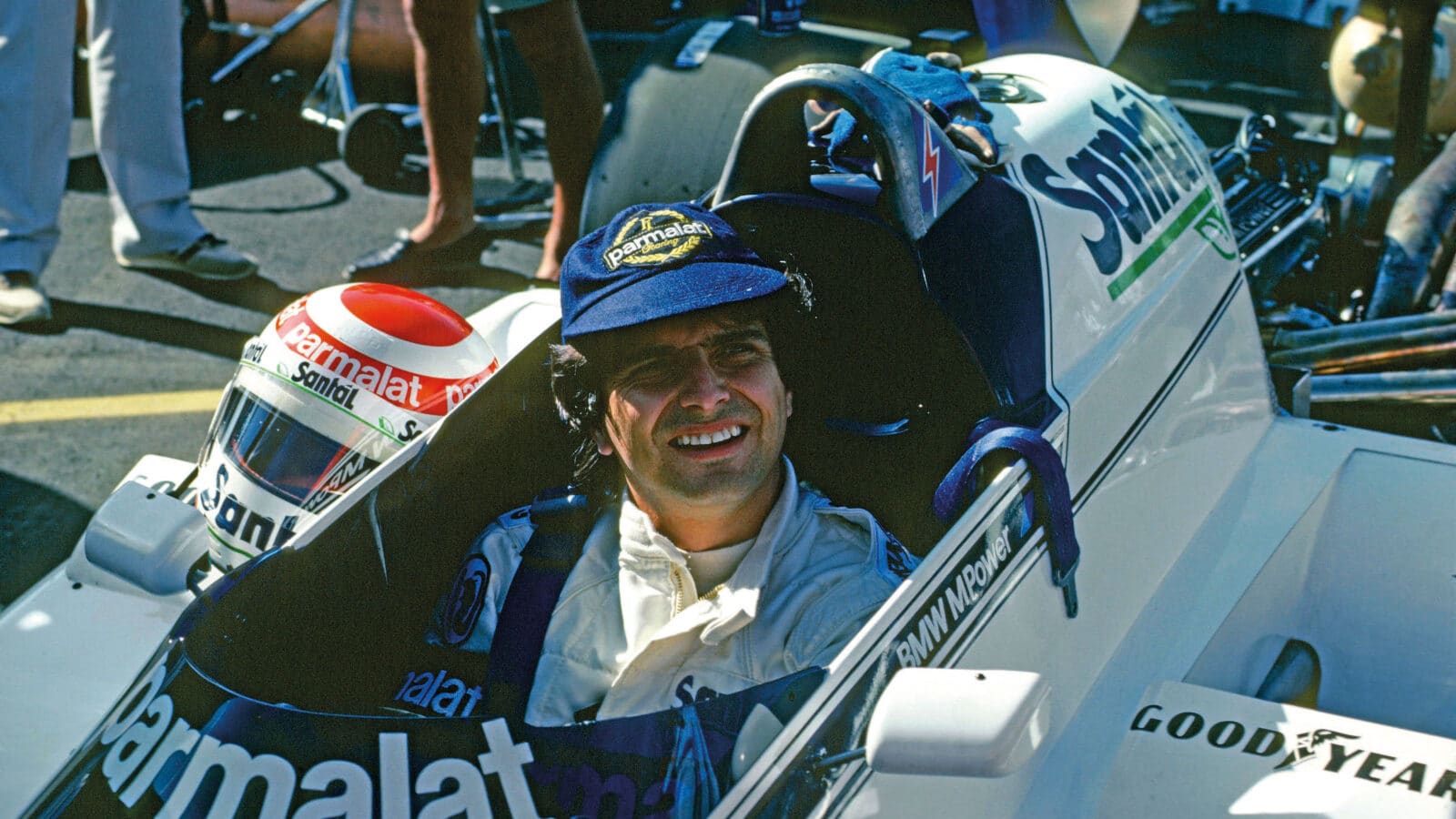 Nelson Piquet behind the wheel of Brabham-BMW