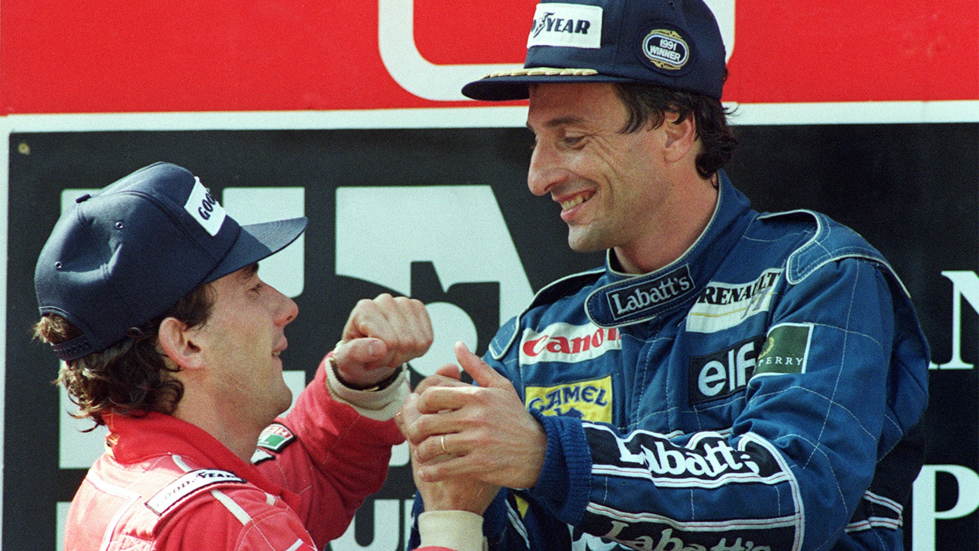 Ayrton Senna Riccardo Patrese F1