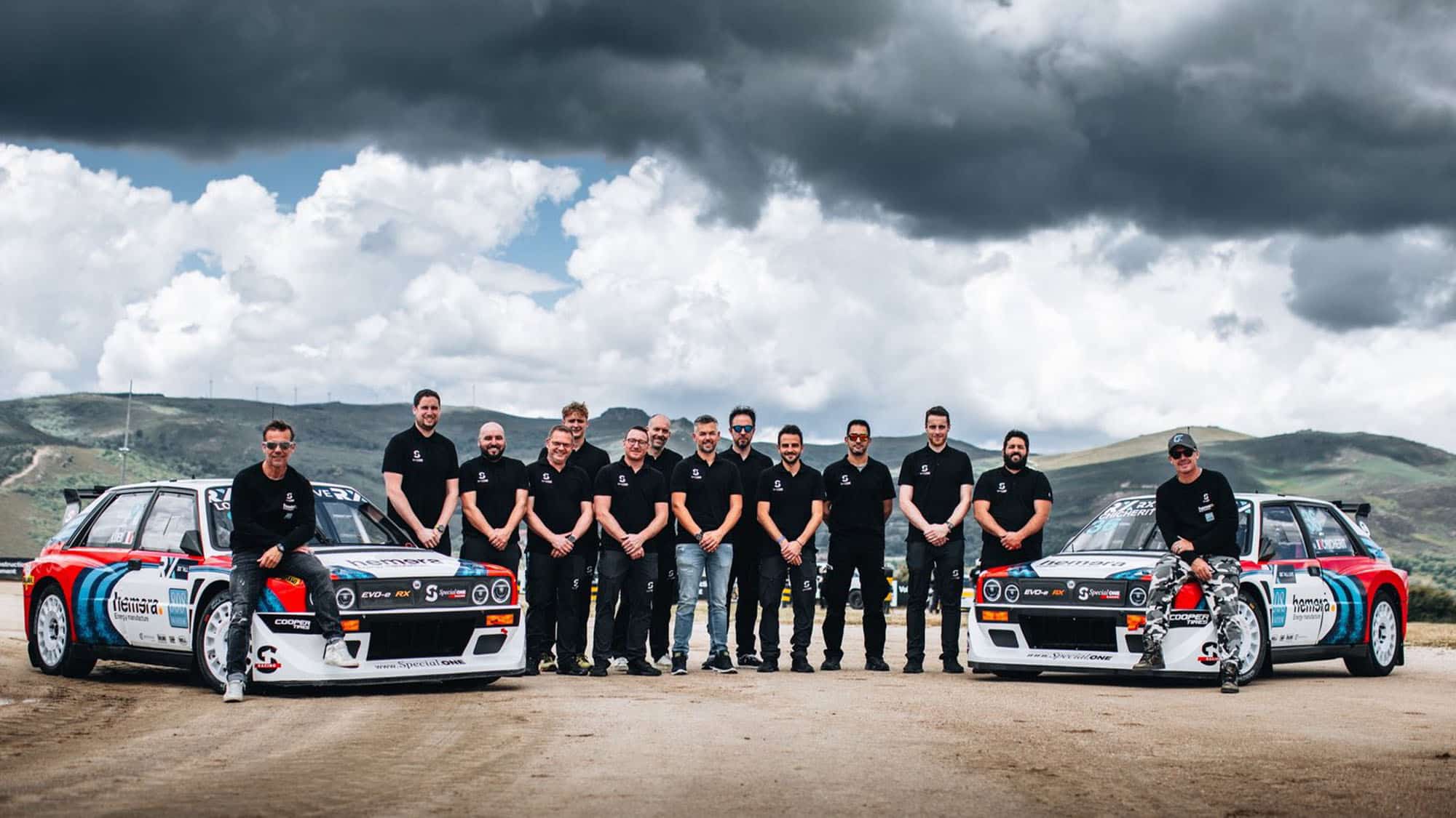 Sebastien Loeb Lancia Rallycross 2