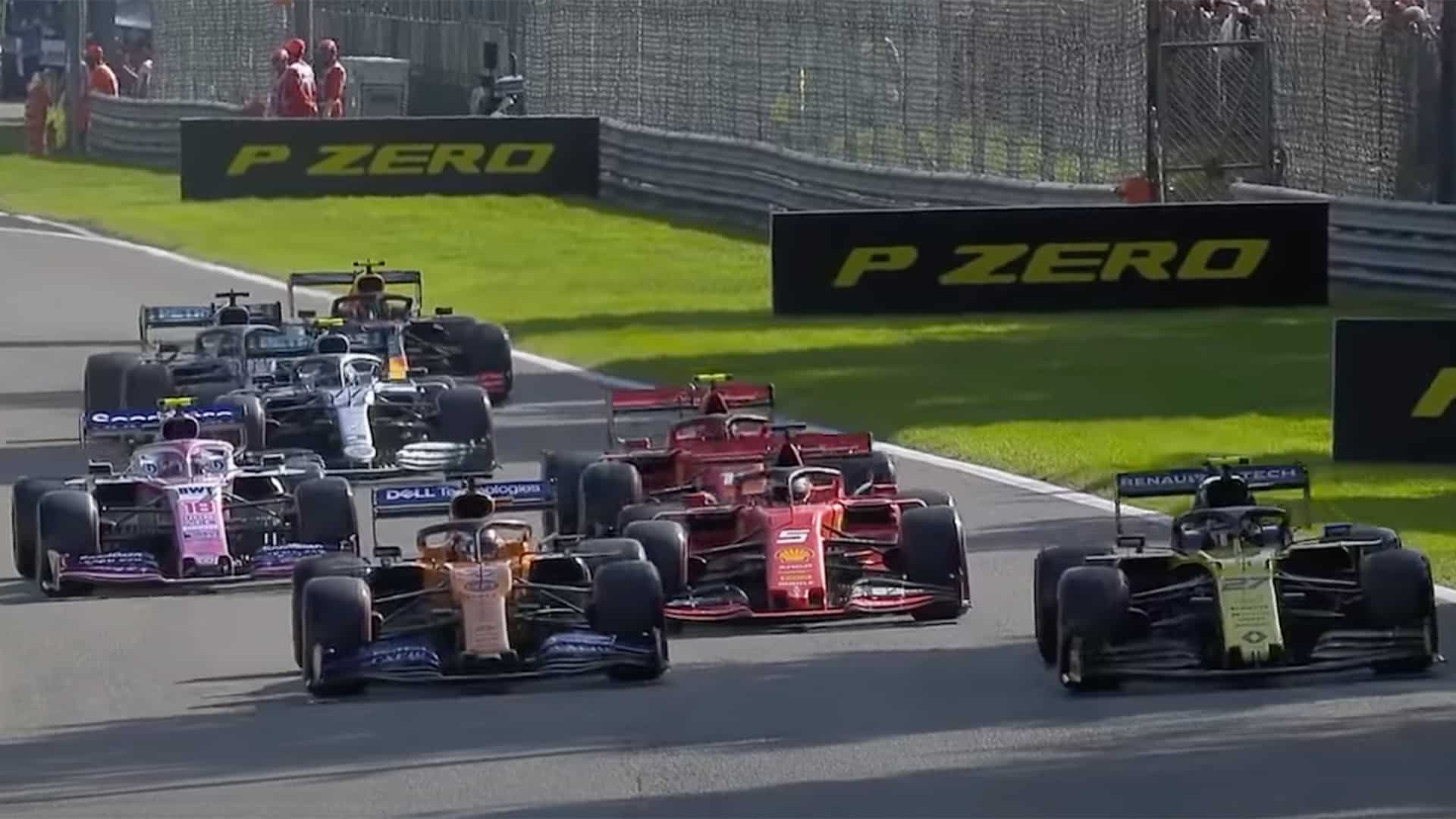 Monza 2019 Italian Grand Prix gridlock