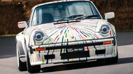 The F1-powered Porsche 911 with Stefan Johansson paintwork